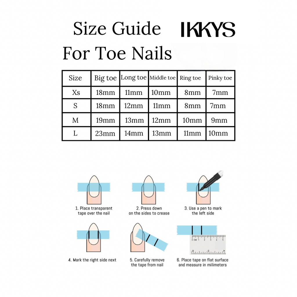 Press-On Toe Nails Classic French BIAB Gel Handmade Press-Ons