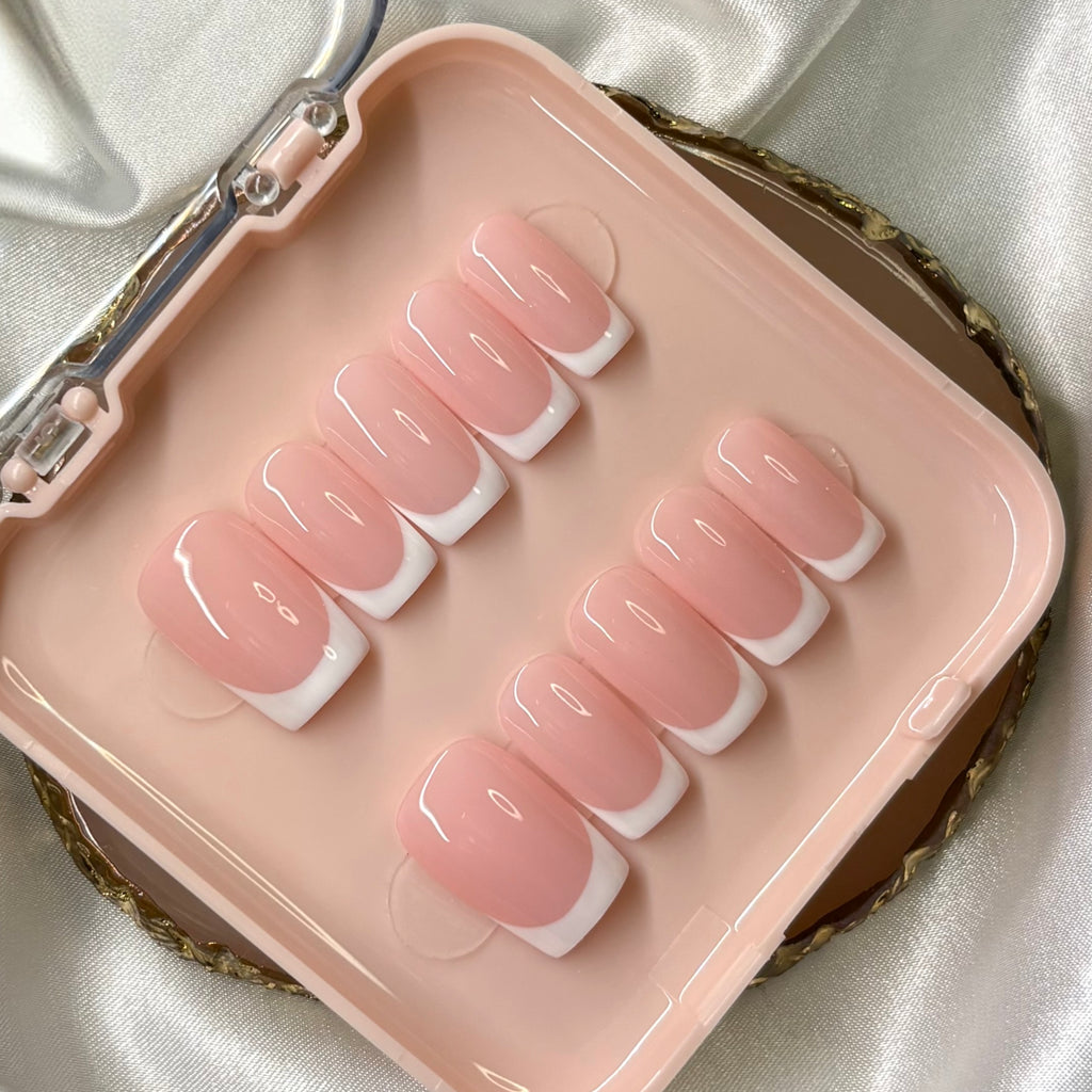 Classic French BIAB Gel Handmade Press-Ons