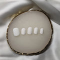 Solid White Extra Short Press-Ons BIAB Gel Handmade Press-Ons